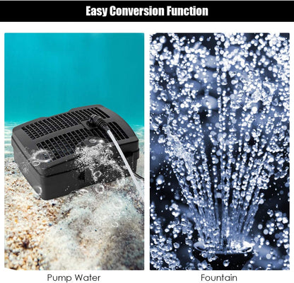New 4 - in - 1 Pond Fountain Filter Pump ��� 660 GPH Multi - Function Water Pump for Ponds & Fountains CUF6000 - with | Sold by Uncle Wiener's Who