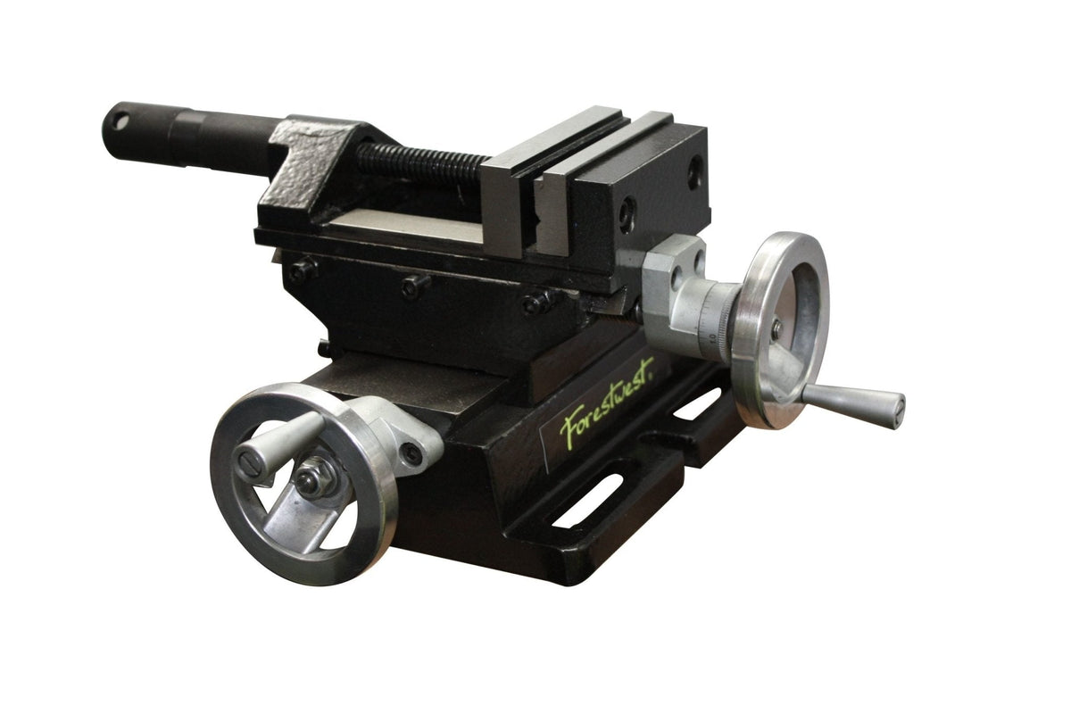 New 4-Inch Precision Cross Slide Vise – Cast Iron, 2-Axis Compound, Sm ...