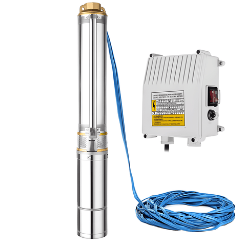 New 4 - Inch Stainless Steel Deep Well Pump – 2 HP & 1 HP Options, 110V Submersible Water Pump - with 2 HP STAINLESS STEEL DEEP WELL PUMP | Sold by Uncle Wiener's Wholesale