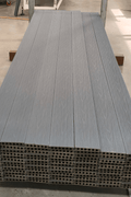 New 4 - Pack Co - Extruded WPC Decking Boards – 5.5" x 0.9" x 114" | Composite Deck Planks – Charcoal, Teak, Light Gray | Covers 17.44 Sq.Ft. - with Light Gray | Sold by Uncle Wiener's Wholesale