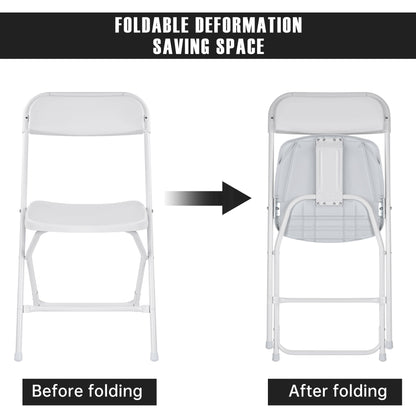Commercial Folding Chair – Front and Side Angles