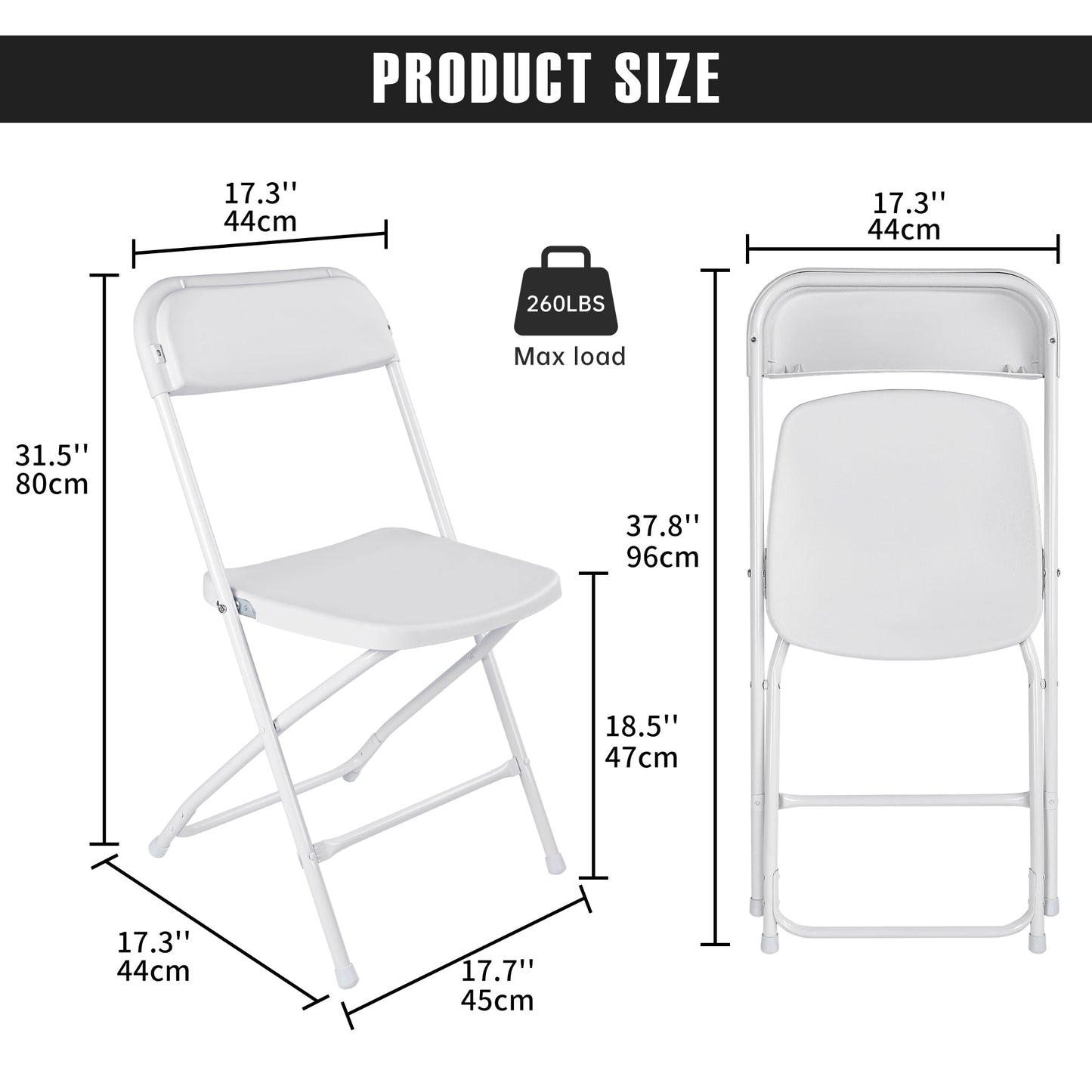 Folding Chair Close-Up – Metal Frame Reinforcement