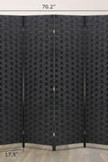 New 4 - Panel Folding Wood Room Divider – Privacy Screen & Home Decor – SKU WS180 - with | Sold by Uncle Wiener's Wholesale