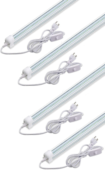 New 4 PCS 40W T5 2ft Linkable Integrated LED Tube Lights ��� Energy Efficient Lighting Set 40623T - with | Sold by Uncle Wiener's Who