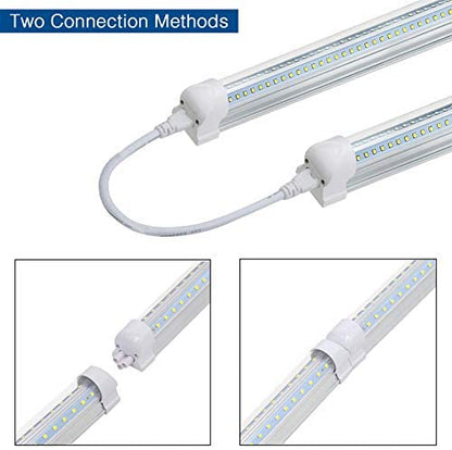 New 4 PCS 40W T5 2ft Linkable Integrated LED Tube Lights ��� Energy Efficient Lighting Set 40623T - with | Sold by Uncle Wiener's Who