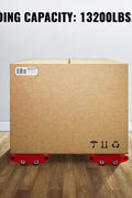 6-Ton Machinery Mover Skates Set of 4 – Red
Heavy-Duty Equipment Moving Rollers – 13,200 lbs
Industrial Machine Roller Skates with Non-Slip Pad
Side View of 6-Ton Equipment Movers with Wheels
Machinery Mover Skates – Full Set Display