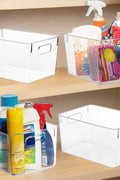 4-piece clear plastic pantry storage bin set with handles
Stackable BPA-free kitchen organizer bins
Clear food-safe plastic bins for fridge and pantry
Multipurpose storage containers for home use
Durable clear plastic storage bins for bathroom or office