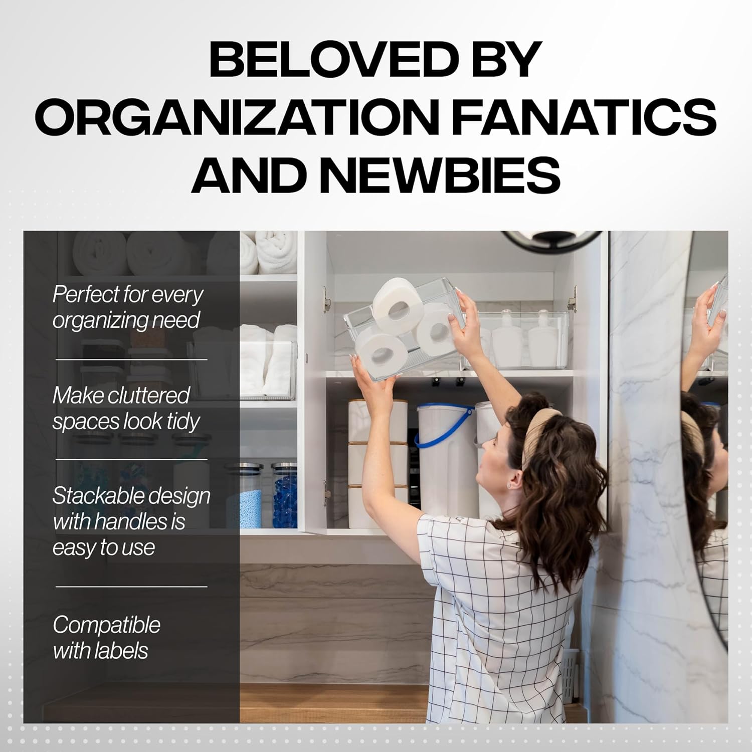 4-piece clear plastic pantry storage bin set with handles
Stackable BPA-free kitchen organizer bins
Clear food-safe plastic bins for fridge and pantry
Multipurpose storage containers for home use
Durable clear plastic storage bins for bathroom or office