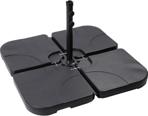 New 4 Pcs Umbrella Base Stand Weight Set S1235 - with | Sold by Uncle Wiener's Wholesale