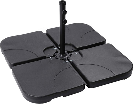 New 4 Pcs Umbrella Base Stand Weight Set S1235 - with | Sold by Uncle Wiener's Wholesale