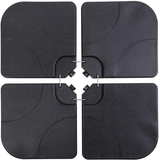 New 4 Pcs Umbrella Base Stand Weight Set S1235 - with | Sold by Uncle Wiener's Wholesale