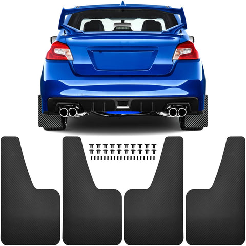 NEW 4 PCS UNIVERSAL MUD FLAPS MUDFLAPS & HARDWARE 4PMF1 - with | Sold by Uncle Wiener's Wholesale
