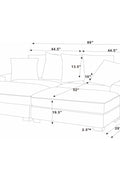 4-Piece Corduroy Sectional Sofa in Dark Gray with Reversible Chaise

Light Gray Corduroy Sectional Sofa – Compact Modern Design

Corner Sectional Sofa with Plush Ribbed Upholstery

Modern 4-Piece Sofa Set with Reversible Layout Options

Living Room Sofa Set – Medium Firm Corduroy Upholstery