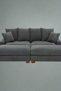 4-Piece Corduroy Sectional Sofa in Dark Gray with Reversible Chaise

Light Gray Corduroy Sectional Sofa – Compact Modern Design

Corner Sectional Sofa with Plush Ribbed Upholstery

Modern 4-Piece Sofa Set with Reversible Layout Options

Living Room Sofa Set – Medium Firm Corduroy Upholstery