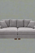 4-Piece Corduroy Sectional Sofa in Dark Gray with Reversible Chaise

Light Gray Corduroy Sectional Sofa – Compact Modern Design

Corner Sectional Sofa with Plush Ribbed Upholstery

Modern 4-Piece Sofa Set with Reversible Layout Options

Living Room Sofa Set – Medium Firm Corduroy Upholstery