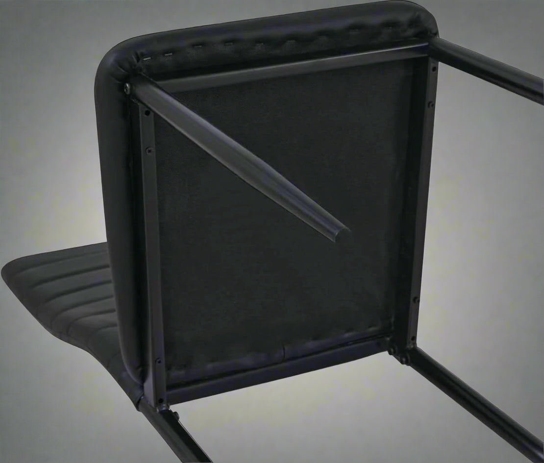 Steel Frame Dining Chair – Backrest Detail