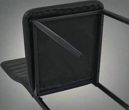 Steel Frame Dining Chair – Backrest Detail