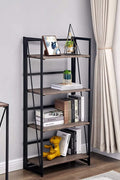 New 4 - Tier Industrial Folding Bookshelf ��� Space - Saving Metal Book Shelf for Home & Office Storage 427911 - with | Sold by Uncle Wiener's Who