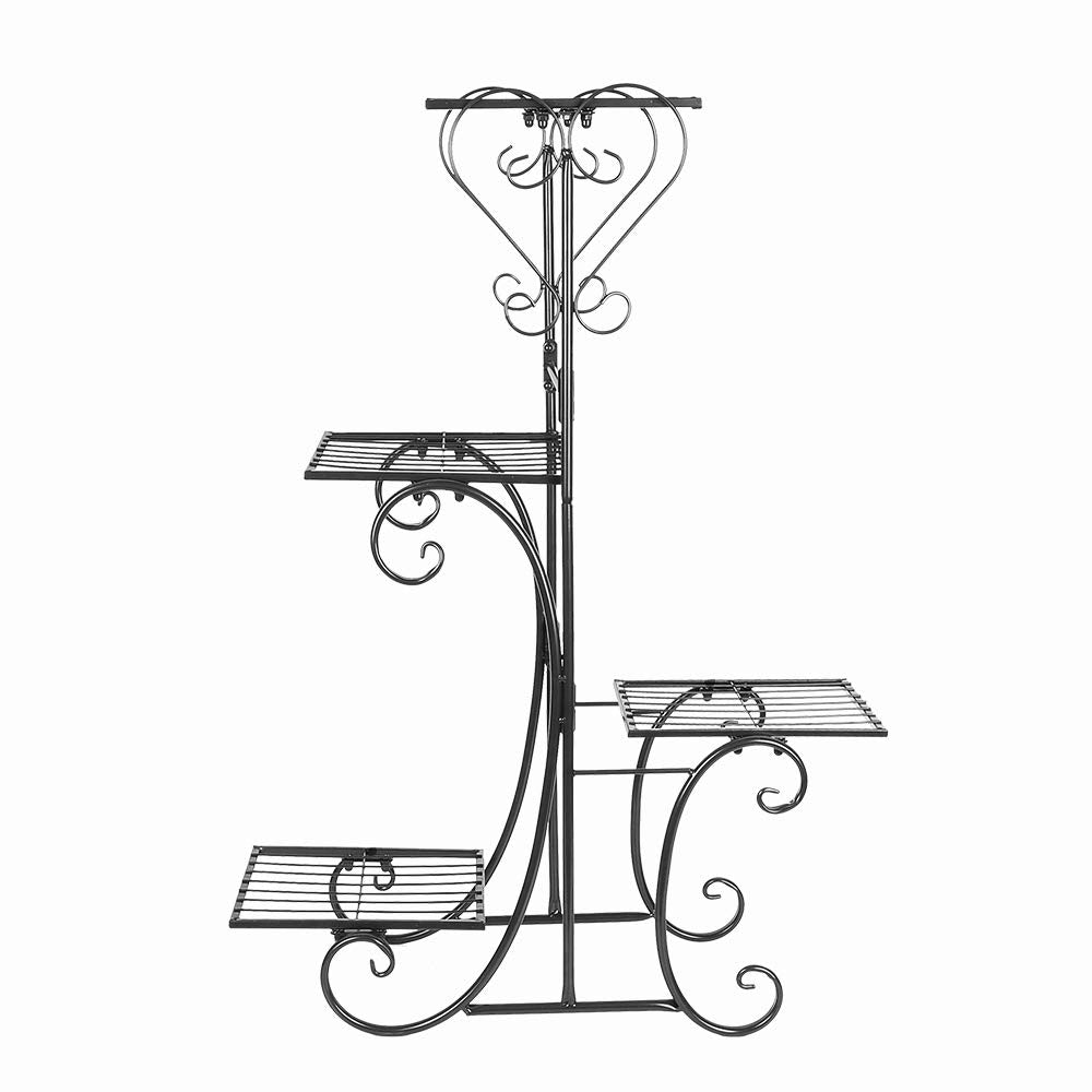 New 4 Tier Metal Flower Holder – Indoor Plant Stand for Home & Office PL130 - with | Sold by Uncle Wiener's Wholesale