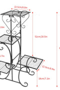 New 4 Tier Metal Flower Holder – Indoor Plant Stand for Home & Office PL130 - with | Sold by Uncle Wiener's Wholesale