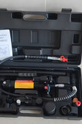 4 Ton Hydraulic Porta Power Kit with attachments and carry case
Auto body frame straightener tool set for car and truck repairs
Heavy-duty hydraulic lift and push tools for garage frame alignment
