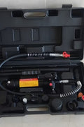 4 Ton Hydraulic Porta Power Kit with attachments and carry case
Auto body frame straightener tool set for car and truck repairs
Heavy-duty hydraulic lift and push tools for garage frame alignment