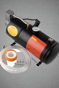 4-Trumpet Train Horn Kit with 12V Compressor

Loud Air Horn Set for Trucks and Buses

Compressor Included with Train Horn

Metal Air Horn with Chrome Finish

Air Horn Kit Packaging and Parts Overview