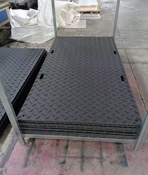 New 4 x 8 FT HDPE Ground Protection Mat – Heavy - Duty, Includes 1 Uni Connector & 1 Bi Connector 1127522 - with | Sold by Uncle Wiener's Wholesale