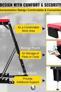 New 400 LBS High - Top Automotive Engine Creeper – Adjustable Over - Engine Work Stand 628520 - with | Sold by Uncle Wiener's Wholesale