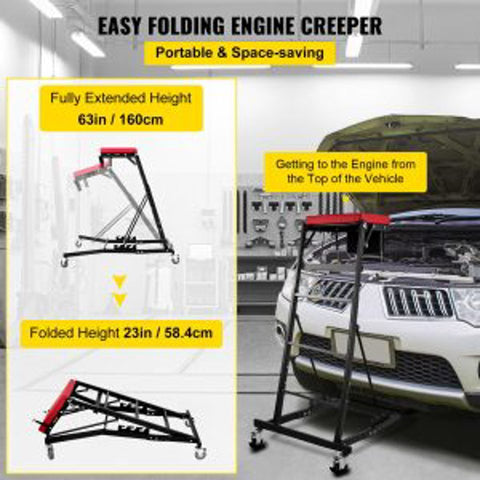 New 400 LBS High - Top Automotive Engine Creeper – Adjustable Over - Engine Work Stand 628520 - with | Sold by Uncle Wiener's Wholesale