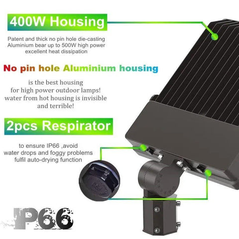 New 400 watt street led light day & night sensor — sbl400 - with | Sold by Uncle Wiener's Wholesale