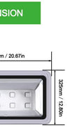 NEW 400W RGB LED Flood Light — RGB400W - with | Sold by Uncle Wiener's Wholesale