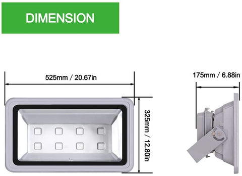 NEW 400W RGB LED Flood Light — RGB400W - with | Sold by Uncle Wiener's Wholesale
