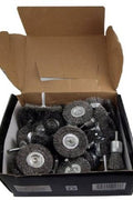 New 40PCS 1.4 - Inch Wire Brush Wheel Set – Steel Rotary Tool Accessories for Drill & Grinder S1011 - with | Sold by Uncle Wiener's Wholesale