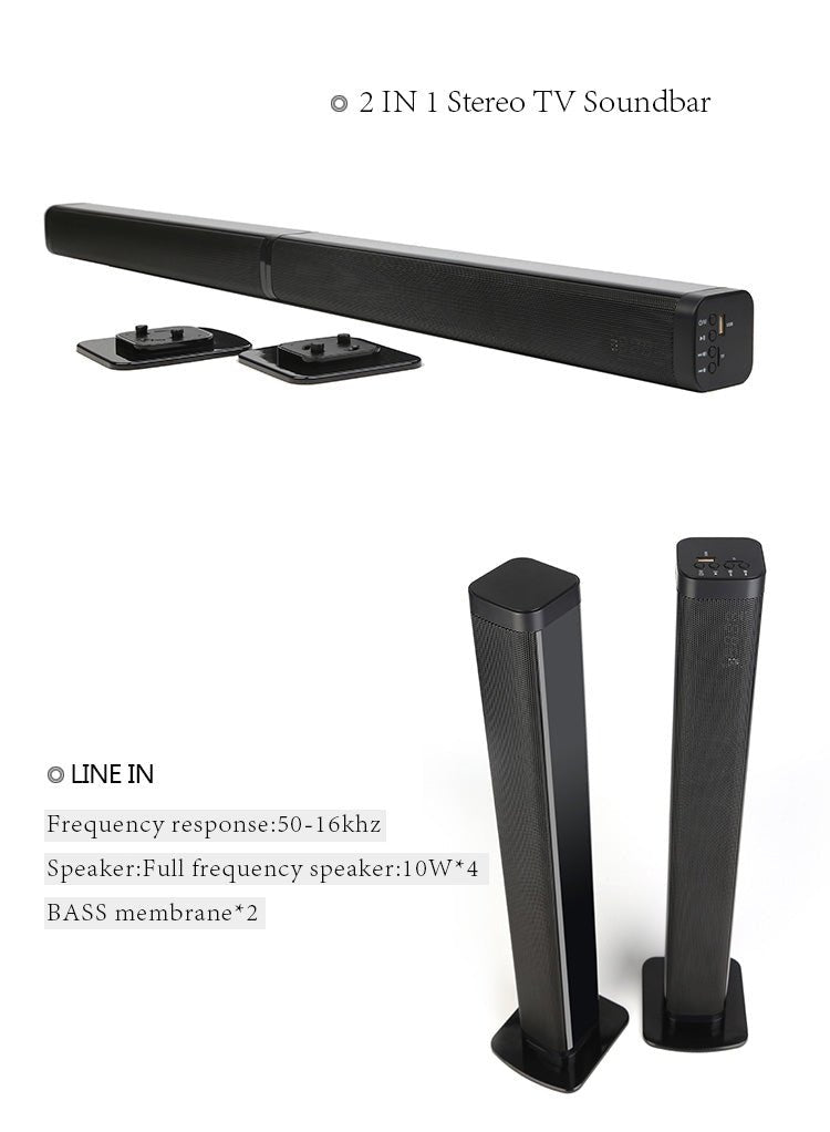 NEW 40W Bluetooth Speaker Soundbar &amp; Remote B264112 - with | Sold by Uncle Wiener's Wholesale