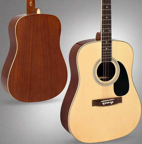 41 inch full-size acoustic guitar with case
beginner acoustic guitar kit with accessories
wooden acoustic guitar for new players
steel string acoustic guitar starter set
complete guitar bundle for students