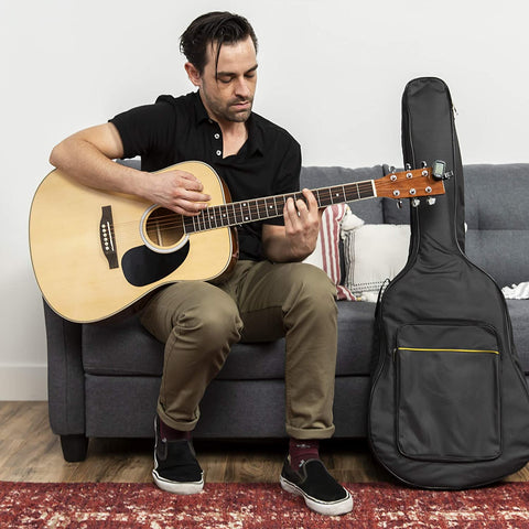 New 41″ Full Size Acoustic Guitar Starter Set – All - Wood Design with Accessories | 322201 - with | Sold by Uncle Wiener's Wholesale