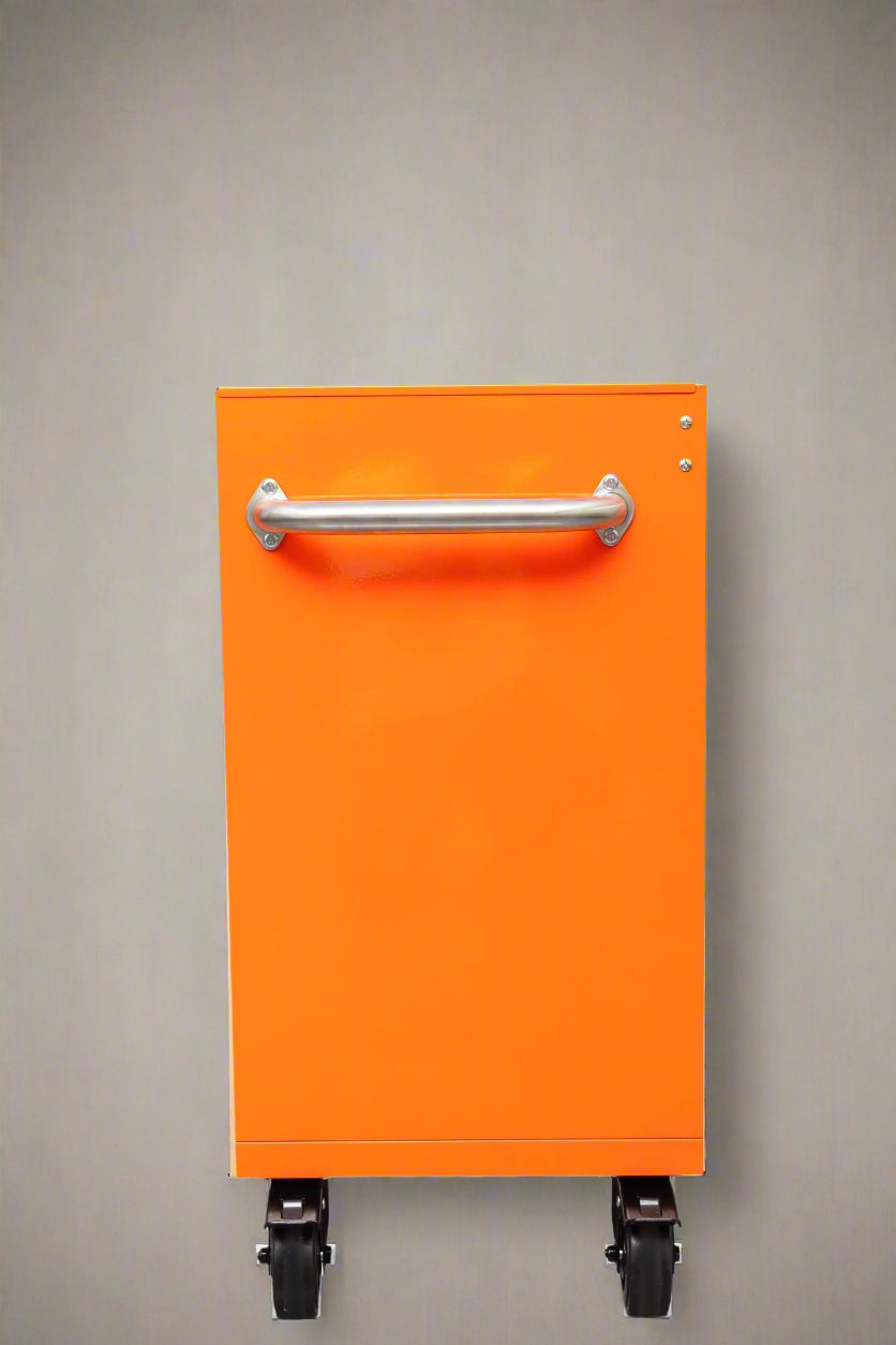 42" 9 - Drawer Rolling Tool Bench – Heavy - Duty Garage Cabinet - with Orange