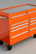 42" 9 - Drawer Rolling Tool Bench – Heavy - Duty Garage Cabinet - with Emerald JD Green