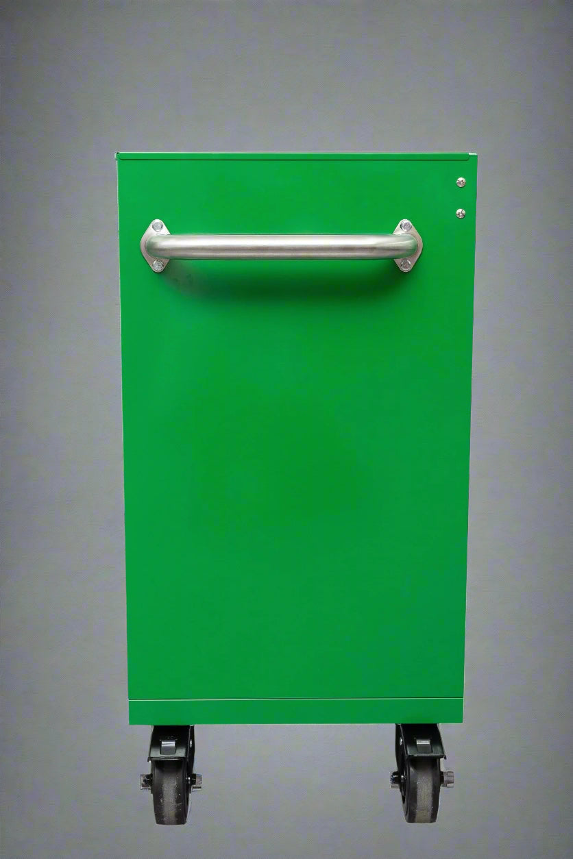 42" 9 - Drawer Rolling Tool Bench – Heavy - Duty Garage Cabinet - with Emerald JD Green