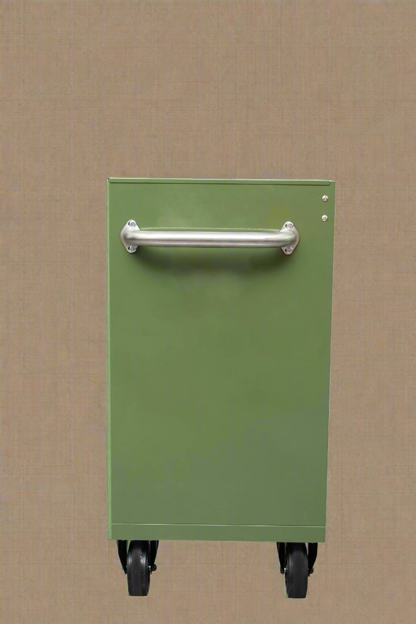 42" 9 - Drawer Rolling Tool Bench – Heavy - Duty Garage Cabinet - with Orange