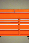 42" 9 - Drawer Rolling Tool Bench – Heavy - Duty Garage Cabinet - with Emerald JD Green