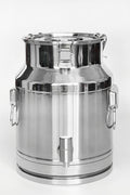 New 42L & 20L Stainless Steel Milk and Water Can with Faucet – Heavy - Duty Liquid Storage Container - with 20L CAN FAUCET | Sold by Uncle Wiener's Wholesale