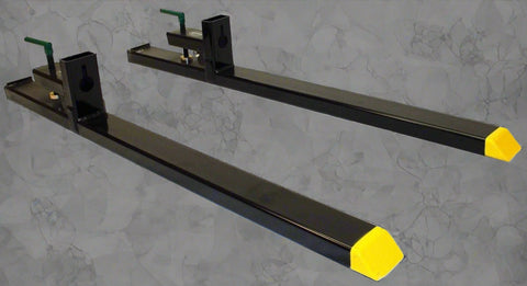 "43 Inch Heavy Duty Clamp On Bucket Forks for Tractor"

"2,000 LB Capacity Pallet Forks for Skid Steer and Tractor"

"Clamp On Fork Attachments for Tractor Buckets"

"Heavy Duty Steel Bucket Forks for Moving Pallets and Logs"