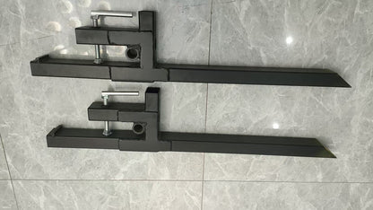 "43 Inch Heavy Duty Clamp On Bucket Forks for Tractor"

"2,000 LB Capacity Pallet Forks for Skid Steer and Tractor"

"Clamp On Fork Attachments for Tractor Buckets"

"Heavy Duty Steel Bucket Forks for Moving Pallets and Logs"