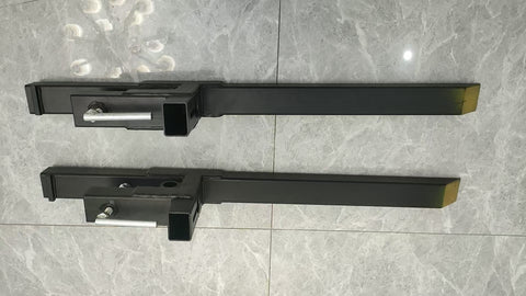 "43 Inch Heavy Duty Clamp On Bucket Forks for Tractor"

"2,000 LB Capacity Pallet Forks for Skid Steer and Tractor"

"Clamp On Fork Attachments for Tractor Buckets"

"Heavy Duty Steel Bucket Forks for Moving Pallets and Logs"