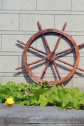 “43 inch rustic wooden ship wheel wall decor”

“Large nautical ship helm wall accent for beach house”

“Vintage coastal wood ship wheel decorative piece”
