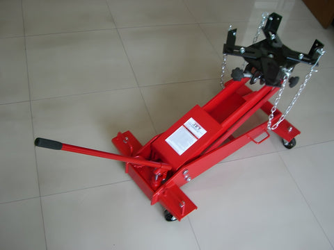 Heavy-duty hydraulic jack for vehicle transmissions, 2200 lb model