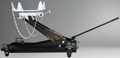 4400 lb low profile transmission jack with adjustable saddle