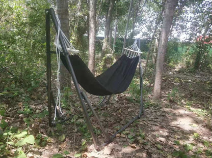 New 440lbs Capacity Hammock with Heavy - Duty Metal Stand – Portable Indoor/Outdoor Use 527BHS - with Gray | Sold by Uncle Wiener's Wholesale